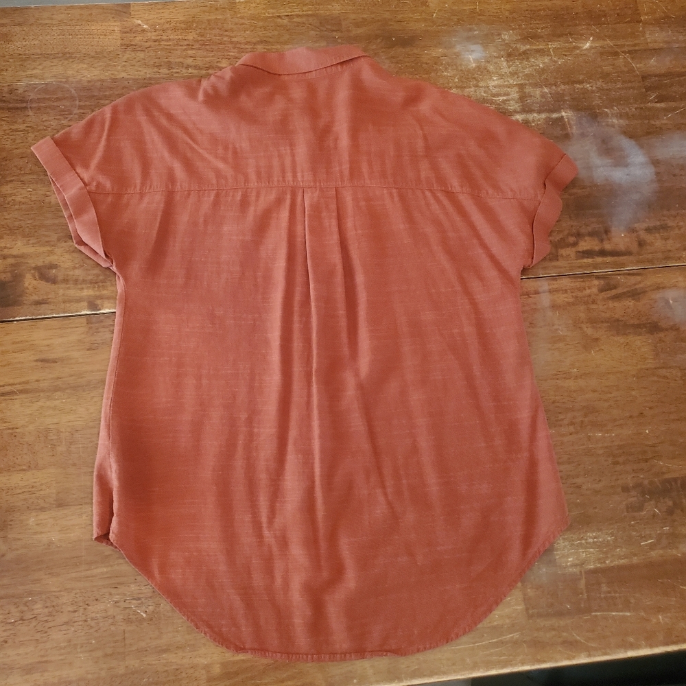 Universal Thread Pink Button Down Polo Shirt - image 5